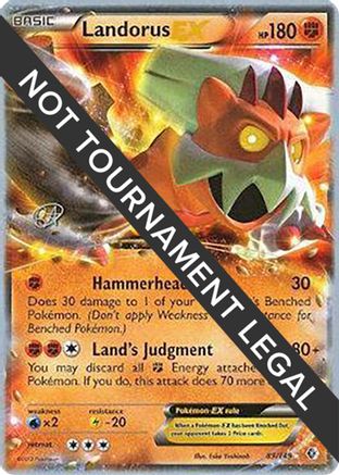 Image of Landorus EX - 2015 (Rowan Stavenow) 089  World Championship Decks - Ultra Rare