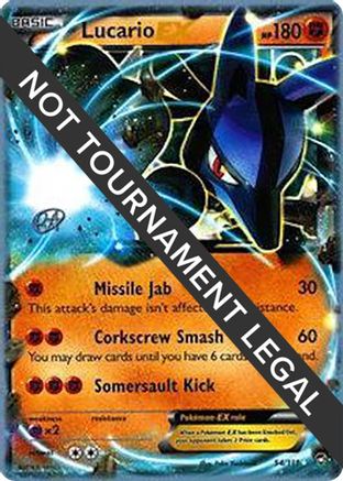 Image of Lucario EX - 2015 (Rowan Stavenow) 054  World Championship Decks - Ultra Rare
