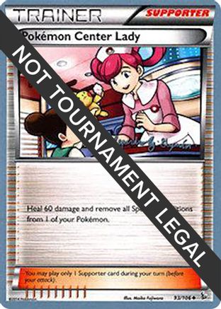 Image of Pokemon Center Lady - 2015 (Alejandro Ng-Guzman) 093  World Championship Decks - Uncommon