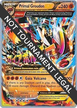 Image of Primal Groudon EX - 2015 (Alejandro Ng-Guzman) 086  World Championship Decks - Ultra Rare