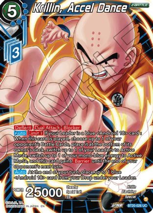 Image of Krillin, Accel Dance (BT20-026) - Power Absorbed