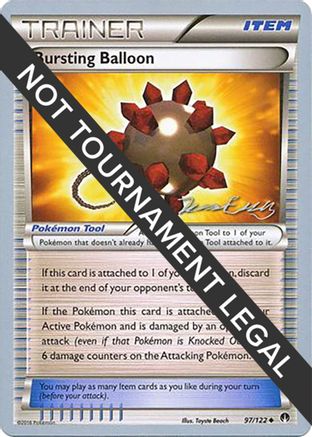 Image of Bursting Balloon - 2016 (Jesper Eriksen) 097  World Championship Decks - Uncommon