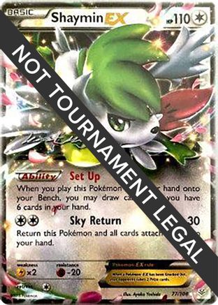 Image of Shaymin EX - 2016 (Jesper Eriksen) 077  World Championship Decks - Ultra Rare