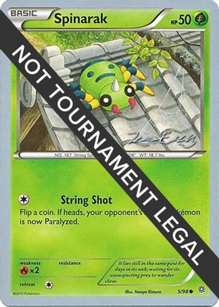 Image of Spinarak - 2016 (Jesper Eriksen) 005  World Championship Decks - Common