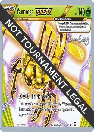 Image of Yanmega BREAK - 2016 (Jesper Eriksen) 008  World Championship Decks - Rare BREAK