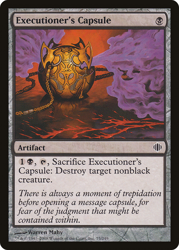 Image of Executioner's Capsule (ALA-075) - Shards of Alara Foil