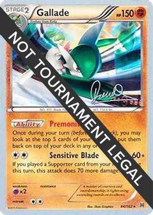 Image of Gallade - 2017 (Diego Cassiraga) 084  World Championship Decks - Rare
