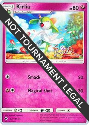 Image of Kirlia - 2017 (Diego Cassiraga) 092  World Championship Decks - Uncommon