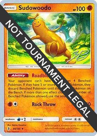 Image of Sudowoodo - 2017 (Zachary Bokhari) 066  World Championship Decks - Uncommon
