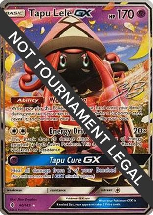 Image of Tapu Lele GX - 2017 (Zachary Bokhari) 060  World Championship Decks - Ultra Rare