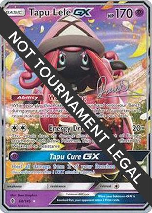 Image of Tapu Lele GX - 2017 (Diego Cassiraga) 060  World Championship Decks - Ultra Rare