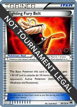 Image of Fighting Fury Belt - 2018 (Naohito Inoue) 099  World Championship Decks - Uncommon