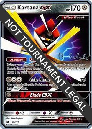 Image of Kartana GX - 2018 (Robin Schulz) 070  World Championship Decks - Ultra Rare