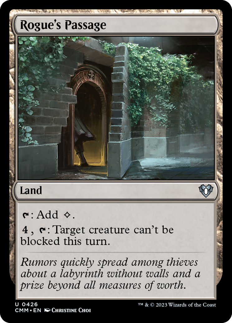 Image of Rogue's Passage (CMM-426) - Commander Masters Foil