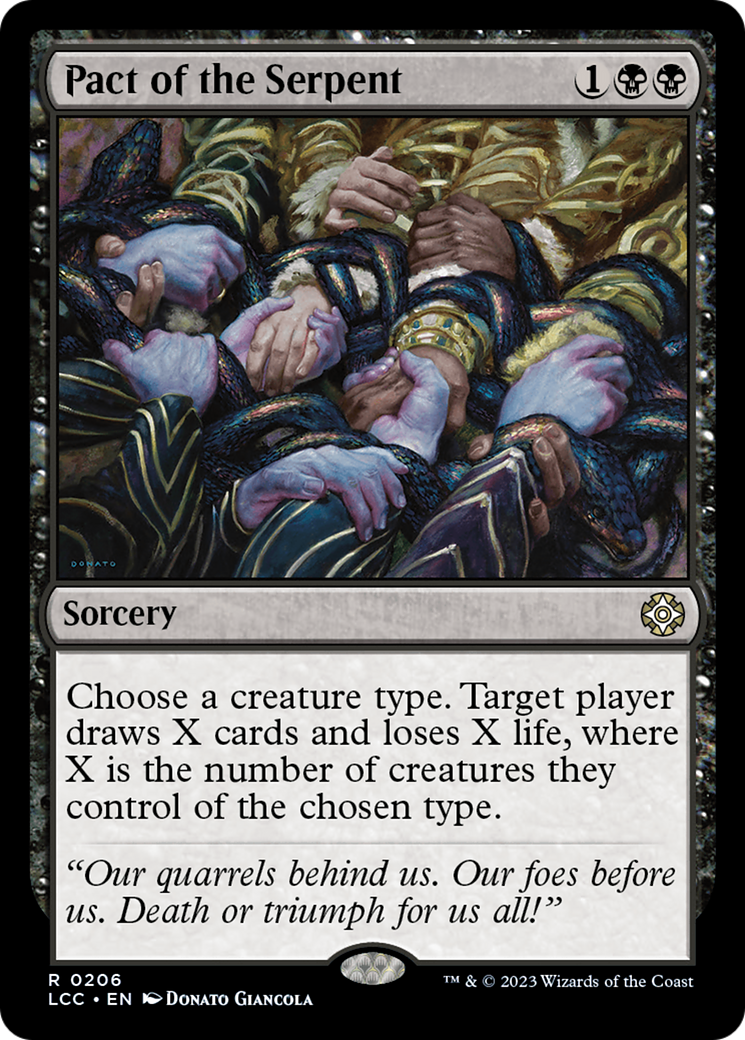 Image of Pact of the Serpent (LCC-206) - The Lost Caverns of Ixalan Commander