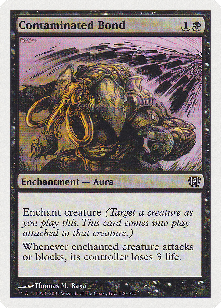 Image of Contaminated Bond (9ED-120) - 9th Edition Foil
