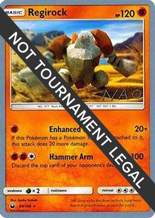 Image of Regirock - 2018 (Naohito Inoue) 080  World Championship Decks - Rare