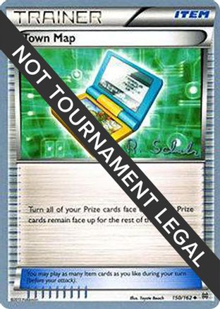 Image of Town Map - 2018 (Robin Schulz) 150  World Championship Decks - Uncommon