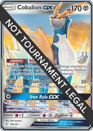 Image of Cobalion GX - 2019 (Henry Brand) 106  World Championship Decks - Ultra Rare