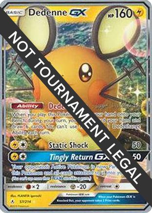 Image of Dedenne GX - 2019 (Kaya Lichtleitner) 057  World Championship Decks - Ultra Rare