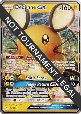 Image of Dedenne GX - 2019 (Henry Brand) 057  World Championship Decks - Ultra Rare