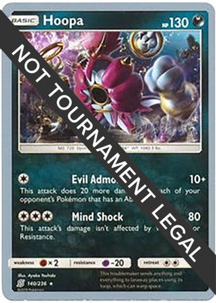Image of Hoopa - 2019 (Haruki Miyamoto) 140  World Championship Decks - Holo Rare
