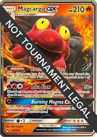 Image of Magcargo GX - 2019 (Henry Brand) 044  World Championship Decks - Ultra Rare