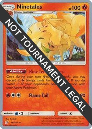 Image of Ninetales - 2019 (Kaya Lichtleitner) 016  World Championship Decks - Rare