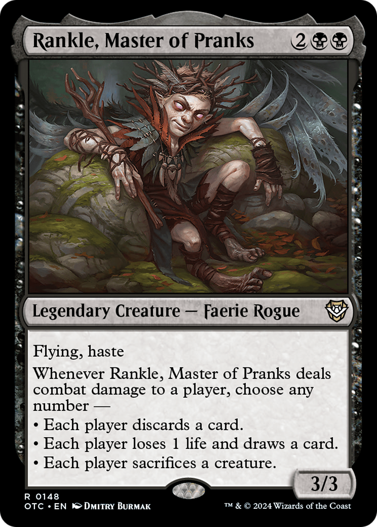 Image of Rankle, Master of Pranks (OTC-148) - Outlaws of Thunder Junction Commander