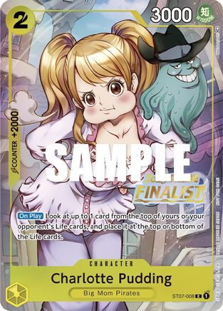 Image of Charlotte Pudding (Online Regional 2023) [Finalist] (ST07-008) - One Piece Promotion Cards Foil