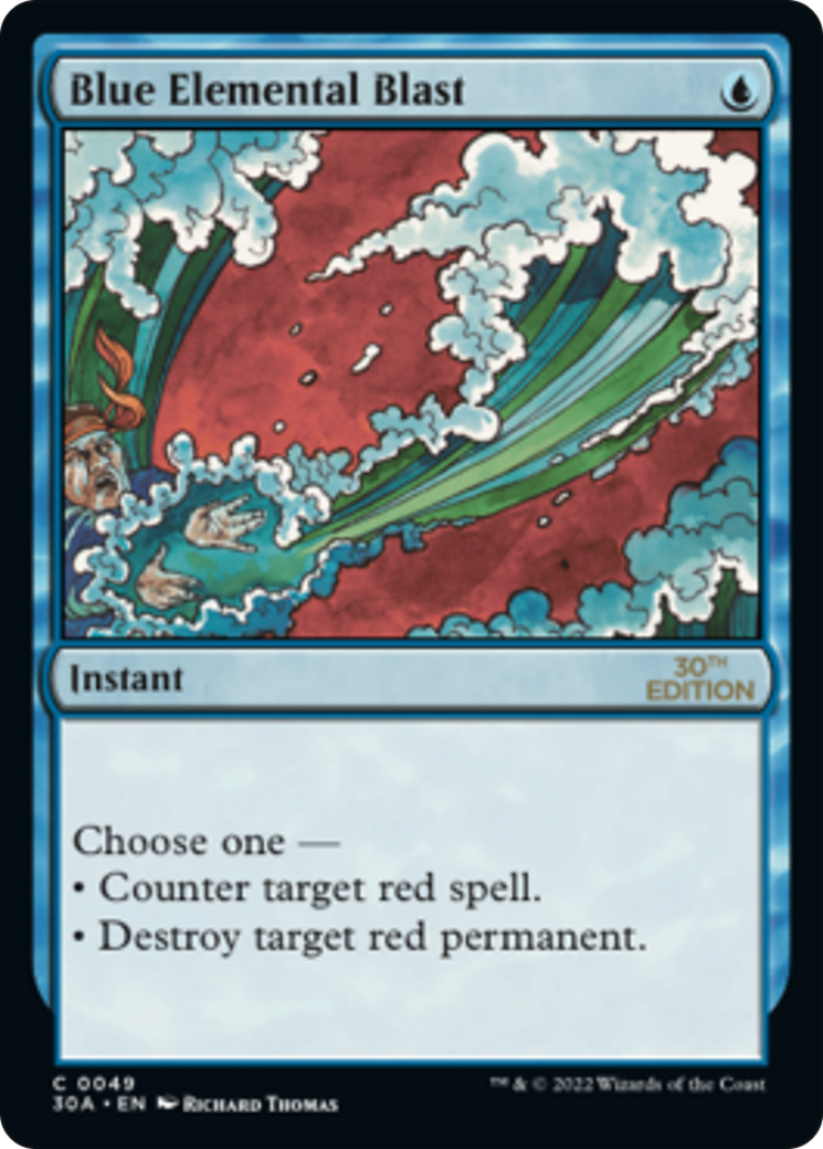 Image of Blue Elemental Blast (30A-049) - 30th Anniversary Edition