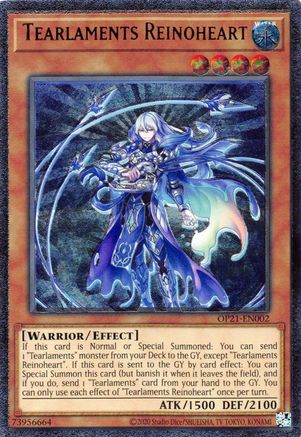 Image of Tearlaments Reinoheart (UTR) (OP21-EN002) - OTS Tournament Pack 21 Unlimited