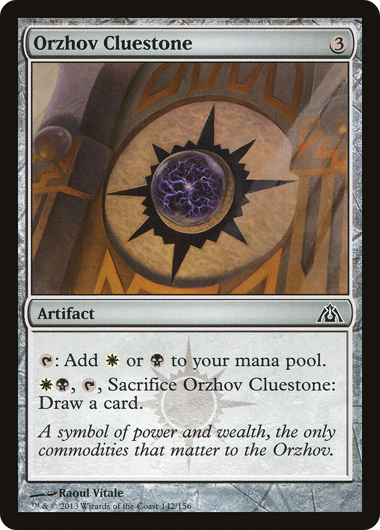 Image of Orzhov Cluestone (DGM-142) - Dragon's Maze Foil
