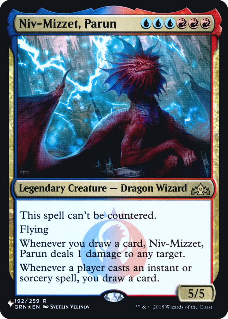 Image of Niv-Mizzet, Parun (LIST-192) - The List Foil