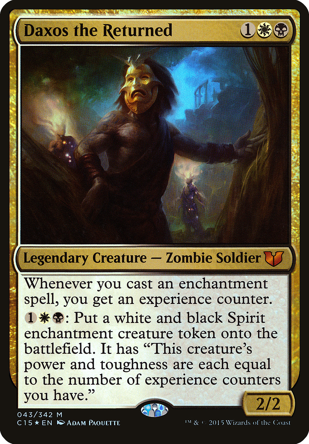 Image of Daxos the Returned (Commander 2015) (OVER-043) - Commander 2015 Oversized Foil