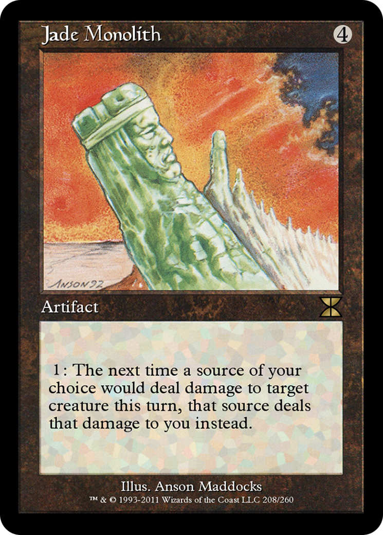 Image of Jade Monolith (ME4-208) - Masters Edition IV Foil