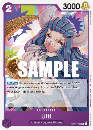 Image of Ulti (Promotion Pack 2023) (OP01-093) - One Piece Promotion Cards