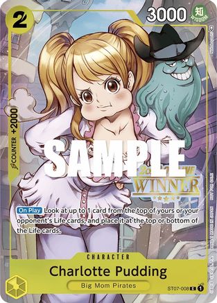 Image of Charlotte Pudding (Offline Regional 2023) [Winner] (ST07-008) - One Piece Promotion Cards Foil