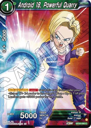 Image of Android 18, Powerful Quarry (BT20-080) - Power Absorbed