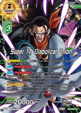Image of Super 17, Diabolical Union (BT20-059) - Power Absorbed Foil