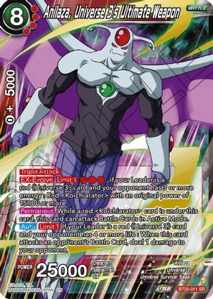 Image of Anilaza, Universe 3's Ultimate Weapon (BT20-011) - Power Absorbed Foil