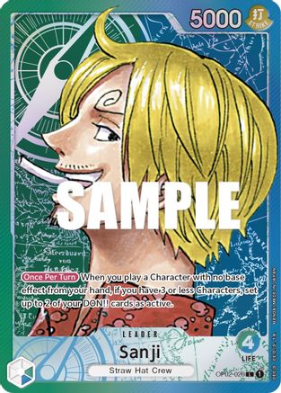 Image of Sanji (Alternate Art) (OP02-026) - Paramount War Foil
