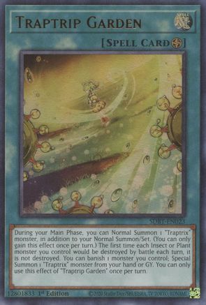 Image of Traptrip Garden (SDBT-EN023) - Structure Deck: Beware of Traptrix 1st Edition