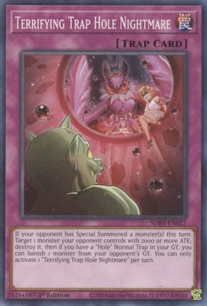 Image of Terrifying Trap Hole Nightmare (SDBT-EN027) - Structure Deck: Beware of Traptrix 1st Edition
