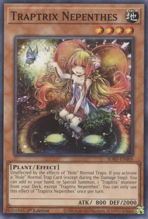 Image of Traptrix Nepenthes (SDBT-EN005) - Structure Deck: Beware of Traptrix 1st Edition