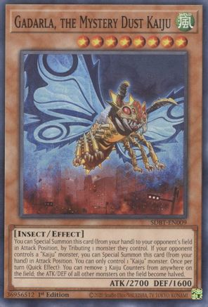 Image of Gadarla, the Mystery Dust Kaiju (SDBT-EN009) - Structure Deck: Beware of Traptrix 1st Edition