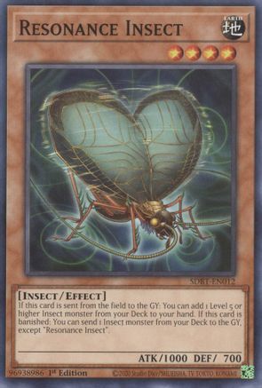 Image of Resonance Insect (SDBT-EN012) - Structure Deck: Beware of Traptrix 1st Edition