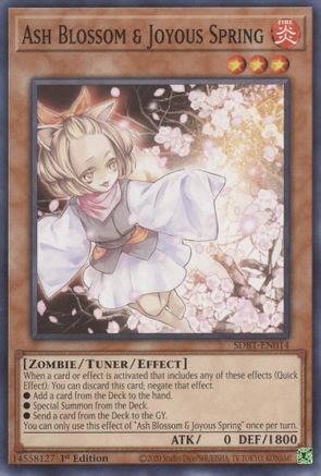 Image of Ash Blossom & Joyous Spring (SDBT-EN014) - Structure Deck: Beware of Traptrix 1st Edition