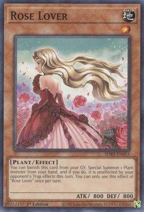 Image of Rose Lover (SDBT-EN015) - Structure Deck: Beware of Traptrix 1st Edition