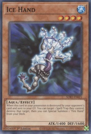 Image of Ice Hand (SDBT-EN021) - Structure Deck: Beware of Traptrix 1st Edition